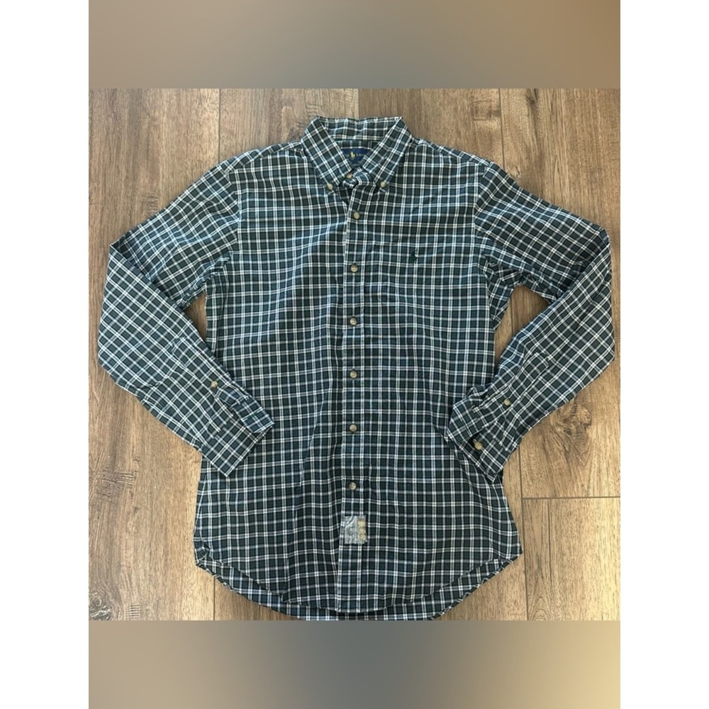 NEW! Polo Ralph Lauren Men's Button Down Shirt, Plaid,‎ Holidays, Small